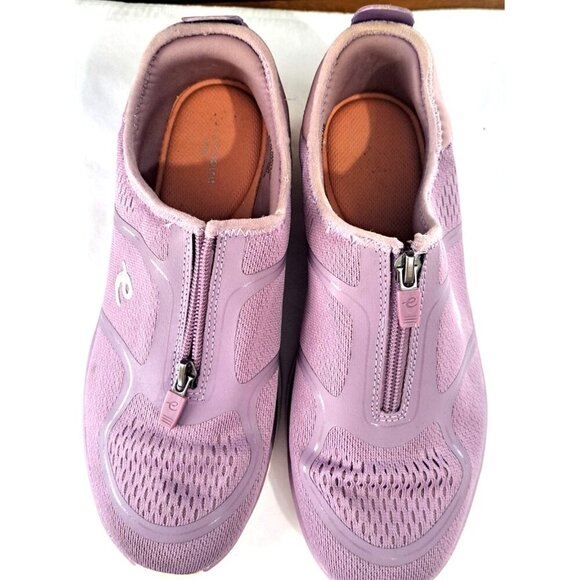 Easy Spirit Women's 9.5 Wide GLOSSY2 Purple Slip-On Walking Sneakers - Picture 2 of 9